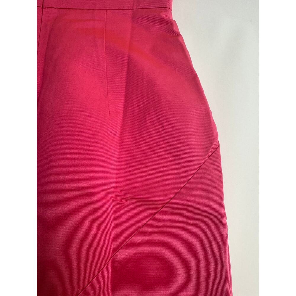 Martin Grant Paris NWT Structured A-Line Skirt – Hot Pink Silk Blend – Size S - Picture 10 of 14